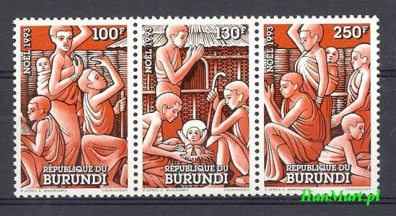 Znaczek Burundi 1993 Mi 1790-1792 Czyste **