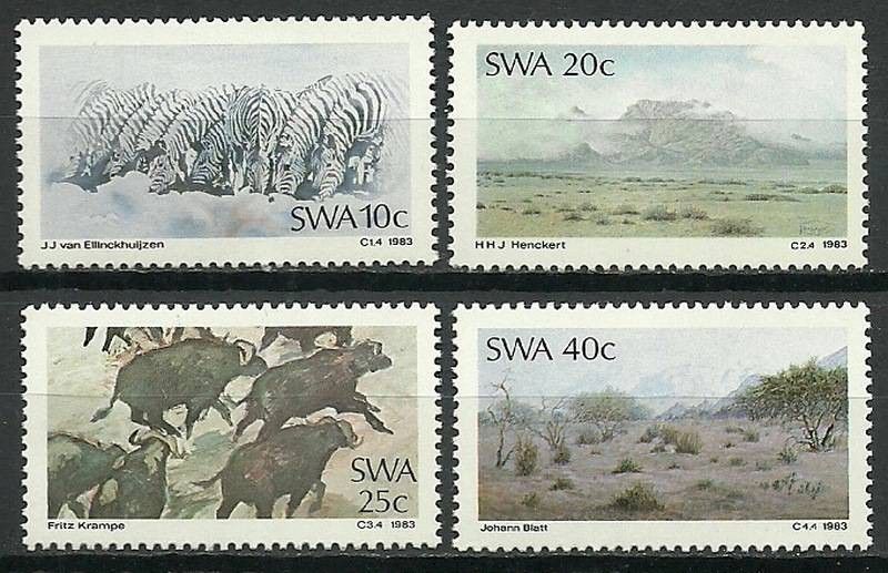 Znaczek Namibia 1983 Mi 541-544 Czyste **