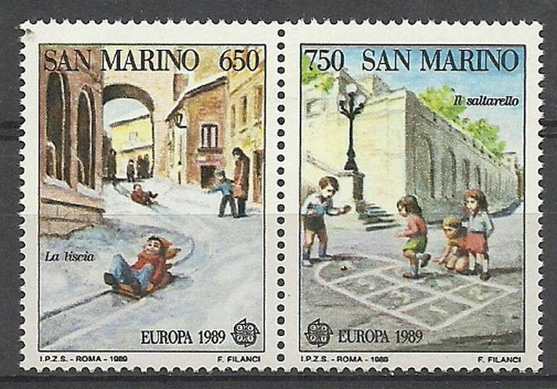 Znaczek San Marino 1989 Mi 1407-1408 Czyste **