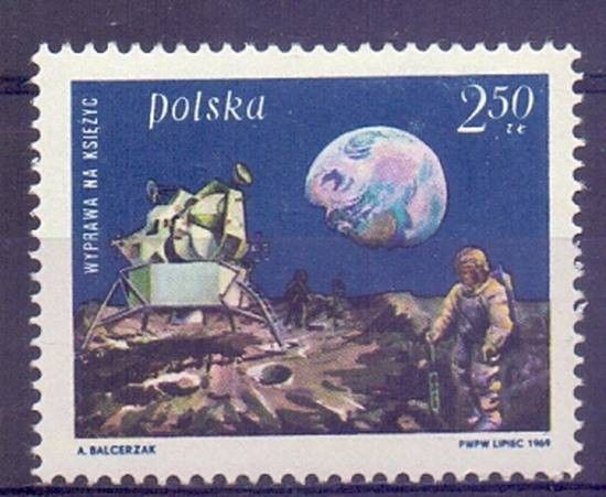 Znaczek Polska 1969 Mi 1940 Fi 1793 Czyste **