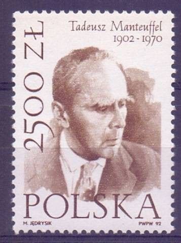 Znaczek Polska 1992 Mi 3371 Fi 3223 Czyste **