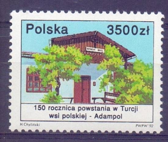 Znaczek Polska 1992 Mi 3398 Fi 3250 Czyste **