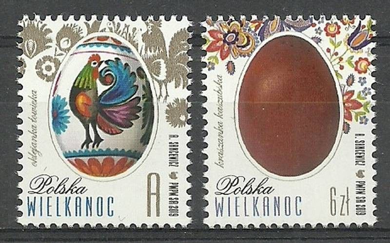 Znaczek Polska 2019 Mi 5096-5097 Fi 4946-4947 Czyste **