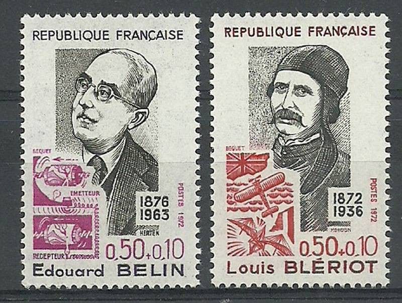 Znaczek Francja 1972 Mi 1799-1800 Czyste **