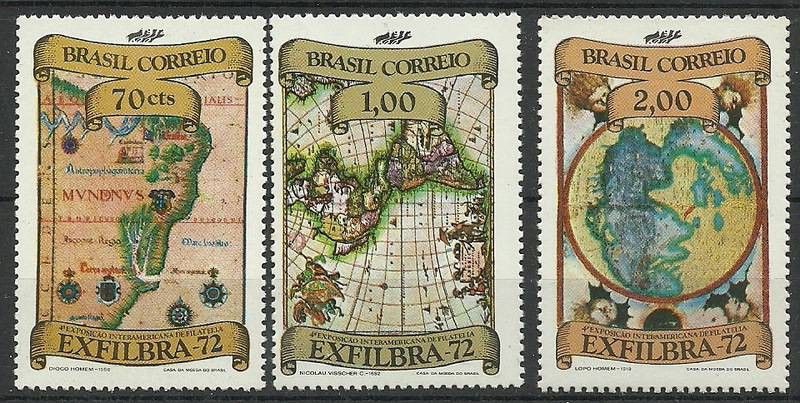 Znaczek Brazylia 1972 Mi 1333-1335 Czyste **