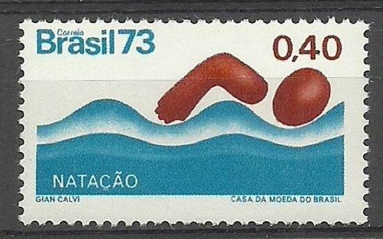Znaczek Brazylia 1973 Mi 1361 Czyste **