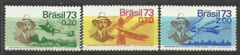 Znaczek Brazylia 1973 Mi 1379-1381 Czyste **