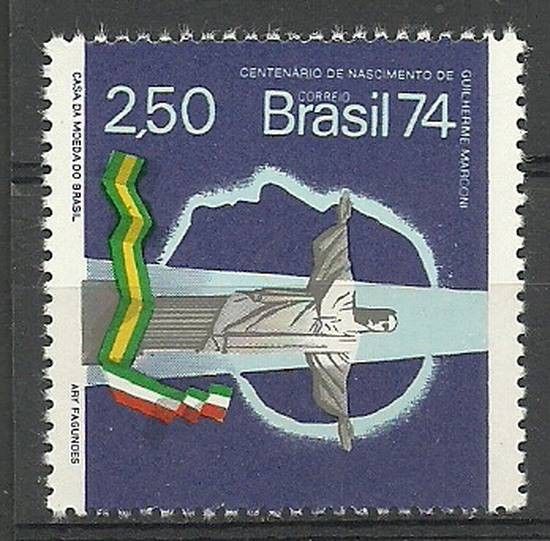 Znaczek Brazylia 1974 Mi 1430 Czyste **