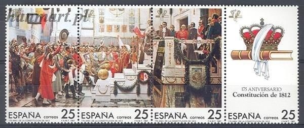 Znaczek Hiszpania 1987 Mi 2767-2770 Czyste **