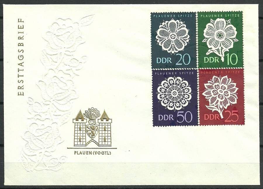 Znaczek NRD / DDR 1966 Mi 1185-1188 FDC