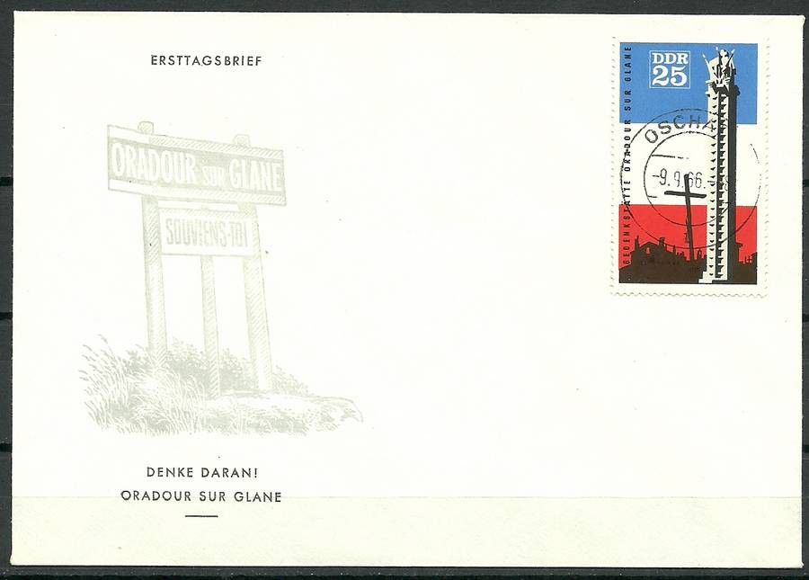 Znaczek NRD / DDR 1966 Mi 1206 FDC