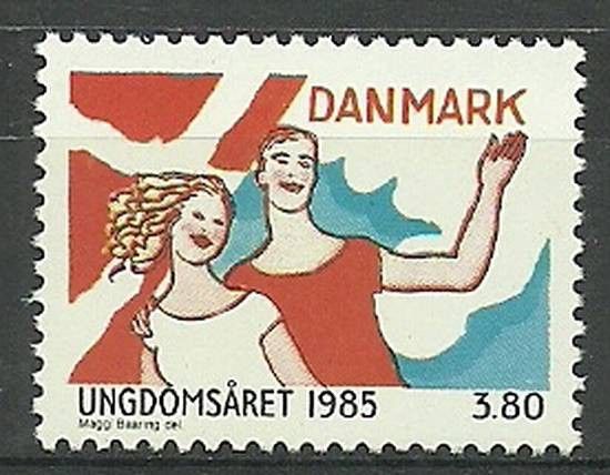 Dania 1985 Mi 834 Czyste **