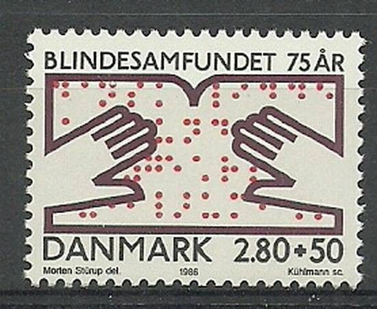 Znaczek Dania 1986 Mi 858 Czyste **