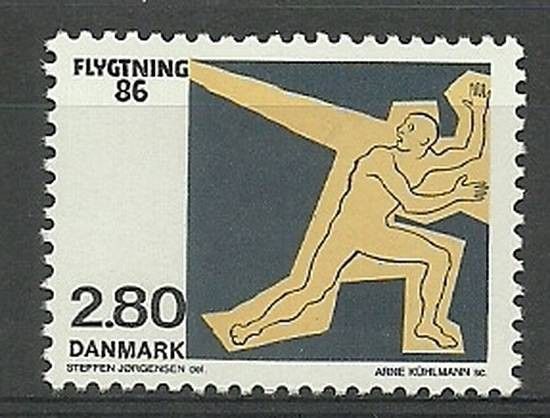 Znaczek Dania 1986 Mi 884 Czyste **