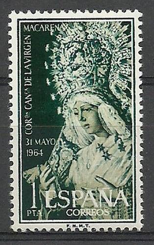 Znaczek Hiszpania 1964 Mi 1480 Czyste **