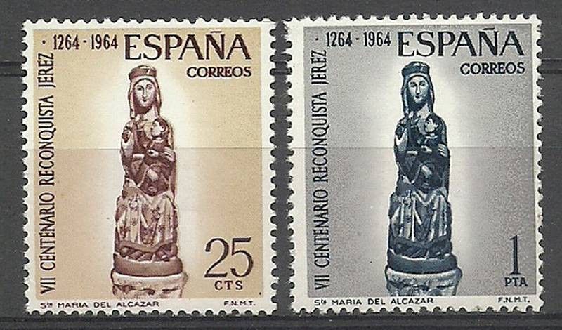 Znaczek Hiszpania 1964 Mi 1504-1505 Czyste **