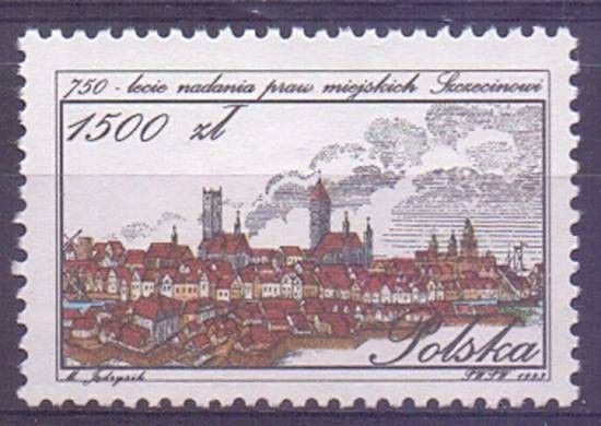 Znaczek Polska 1993 Mi 3443 Fi 3295 Czyste **