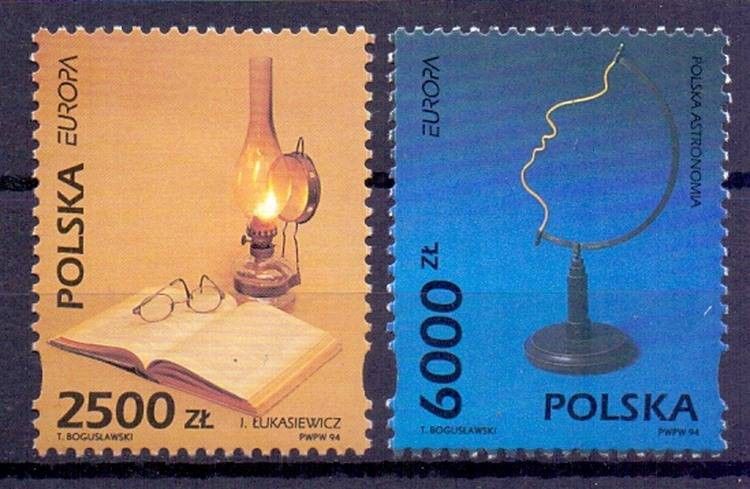 Znaczek Polska 1994 Mi 3486-3487 Fi 3338-3339 Czyste **