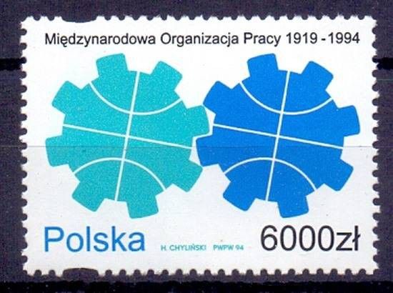 Znaczek Polska 1994 Mi 3493 Fi 3345 Czyste **