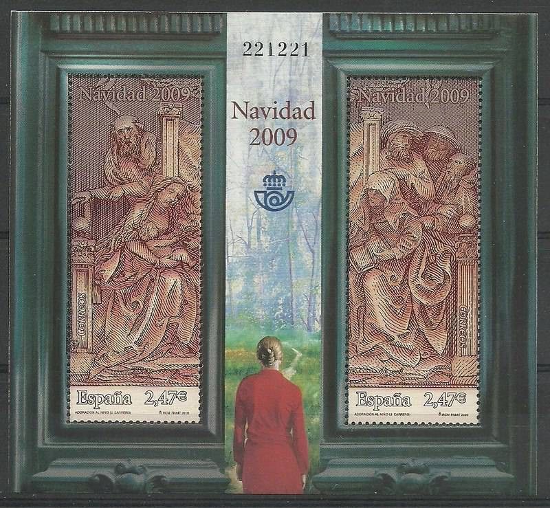 Znaczek Hiszpania 2009 Mi bl 190 Czyste **