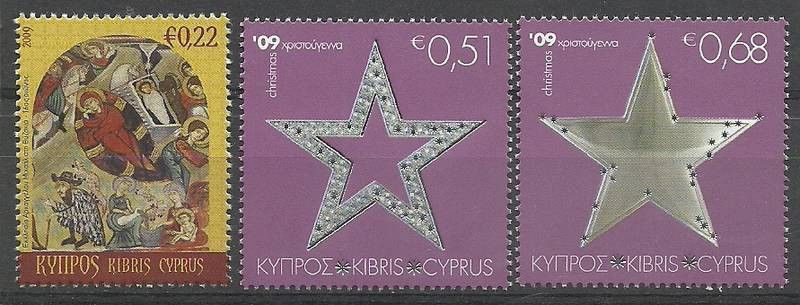 Znaczek Cypr 2009 Mi 1169-171 Czyste **