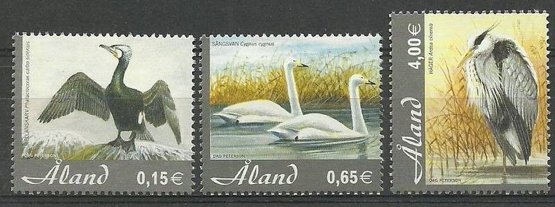 Znaczek Wyspy Alandzkie 2005 Mi 244-246 Czyste **