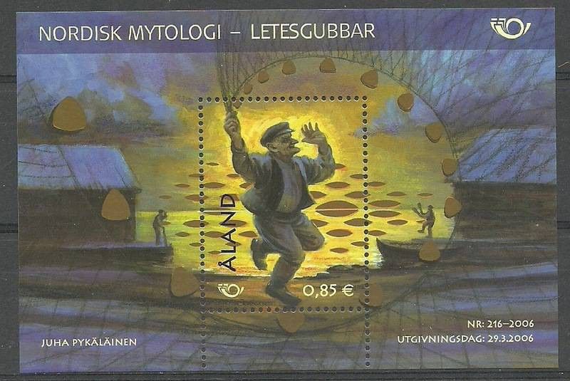Znaczek Wyspy Alandzkie 2006 Mi bl 6 Czyste **