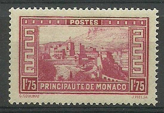 Znaczek Monako 1933 Mi 130 Czyste **
