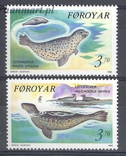 Znaczek Wyspy Owcze 1992 Mi 235-236 Czyste **