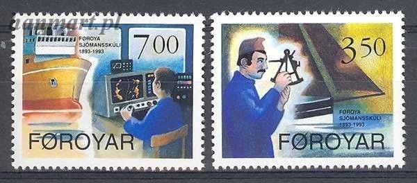 Znaczek Wyspy Owcze 1994 Mi 264-265 Czyste **