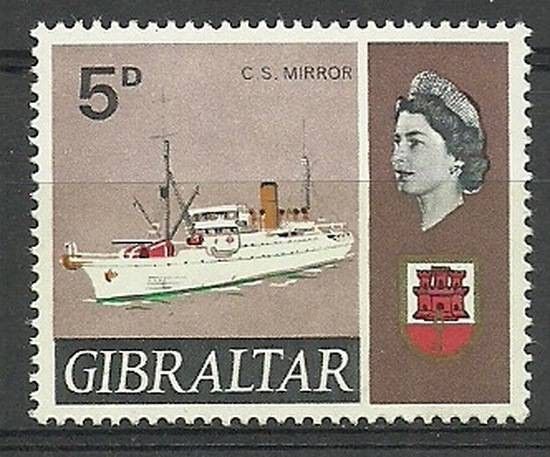 Znaczek Gibraltar 1969 Mi 224 Czyste **