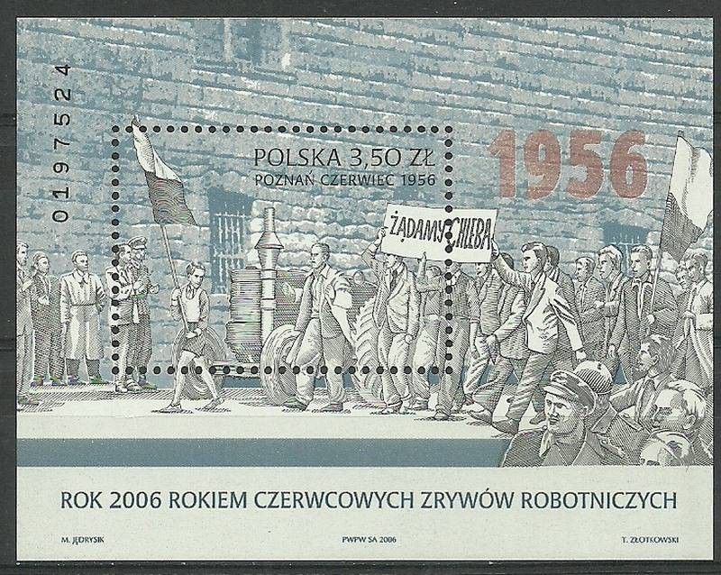 Znaczek Polska 2006 Mi bl 173 Fi bl 204 Czyste **