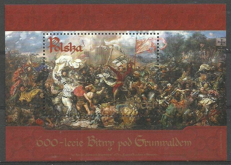 Znaczek Polska 2010 Mi bl 195 Fi bl 226 Czyste **