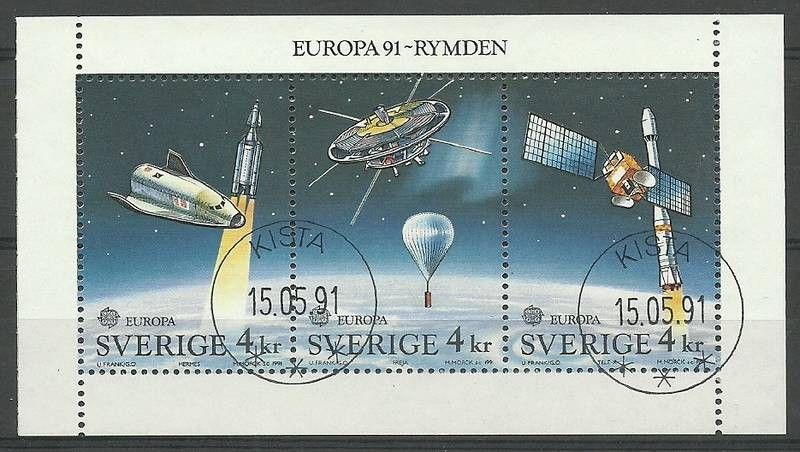 Znaczek Szwecja 1991 Mi h-blatt 186 Stemplowane
