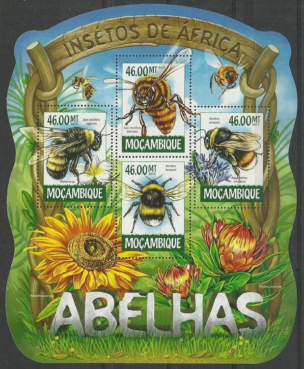 Znaczek Mozambik 2015 Mi ark 7854-7857 Czyste **