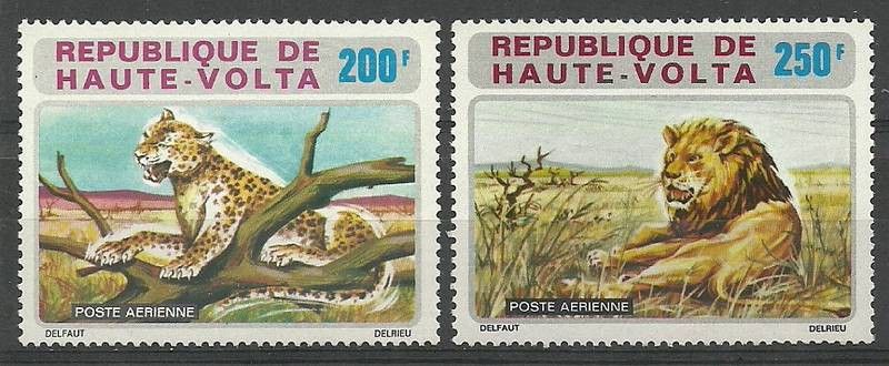 Znaczek Górna Wolta 1973 Mi 448-449 Czyste **