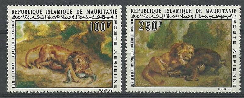Znaczek Mauretania 1973 Mi 452-453 Czyste **