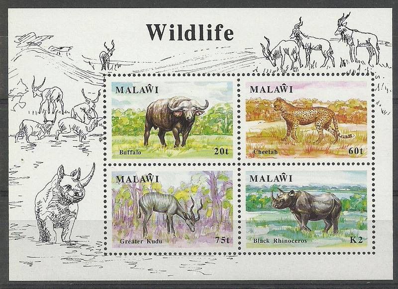 Znaczek Malawi 1991 Mi bl 74 Czyste **