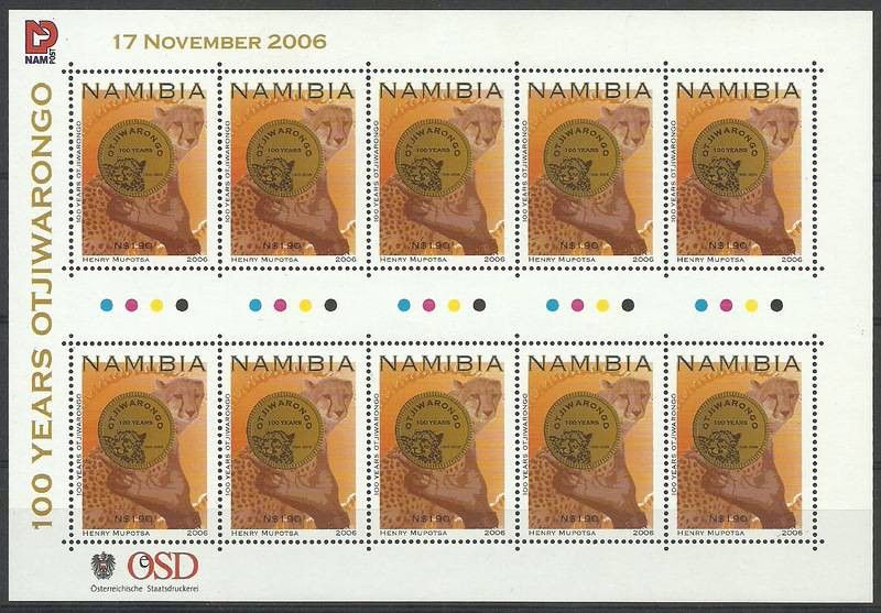 Znaczek Namibia 2006 Mi ark 1212 Czyste **