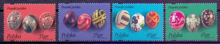 Znaczek Polska 1995 Mi 3526-3529 Fi 3378-3381 Czyste **