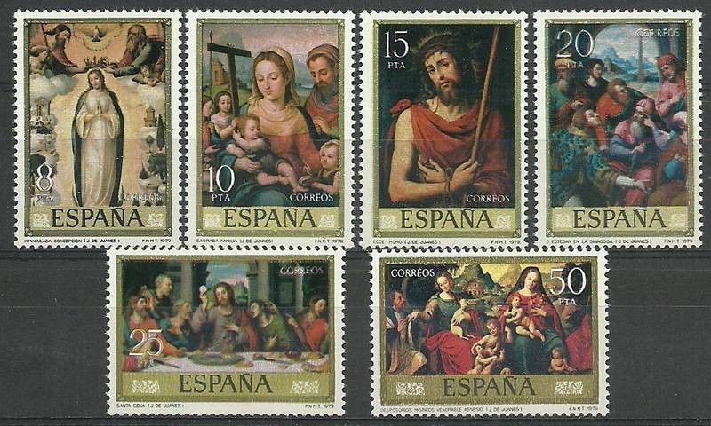 Znaczek Hiszpania 1979 Mi 2429-2434 Czyste **