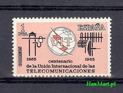 Znaczek Hiszpania 1965 Mi 1551 Czyste **