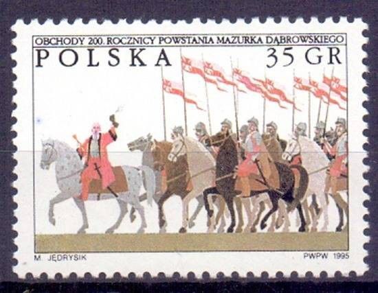 Znaczek Polska 1995 Mi 3548 Fi 3400 Czyste **