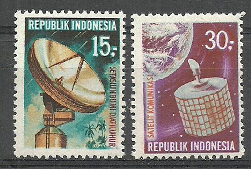 Znaczek Indonezja 1969 Mi 654-655 Czyste **