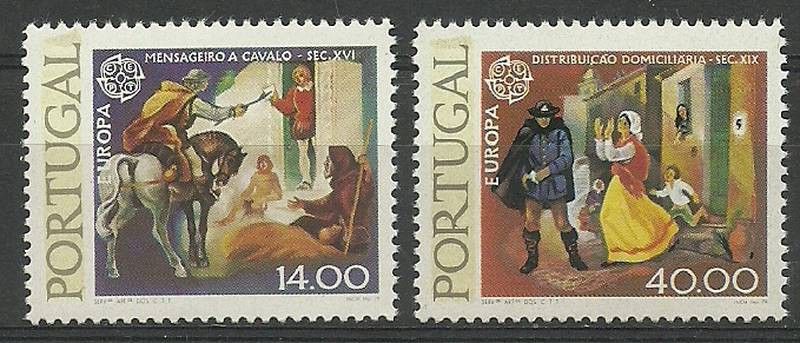 Znaczek Portugalia 1979 Mi 1441-1442y Czyste **