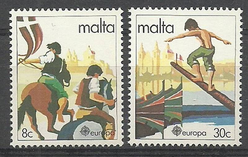Znaczek Malta 1981 Mi 628-629 Czyste **