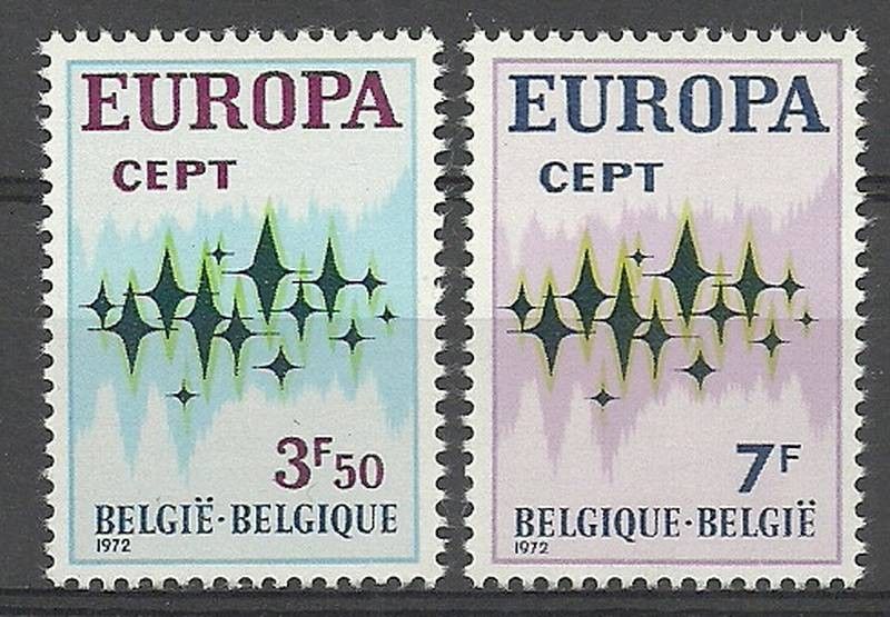 Znaczek Belgia 1972 Mi 1678-1679 Czyste **