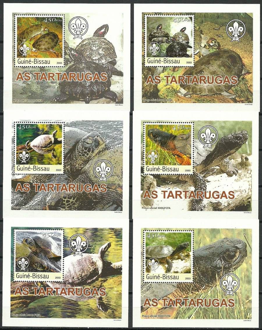 Znaczek Gwinea Bissau 2003 Mi lx 2578-2583 Czyste **