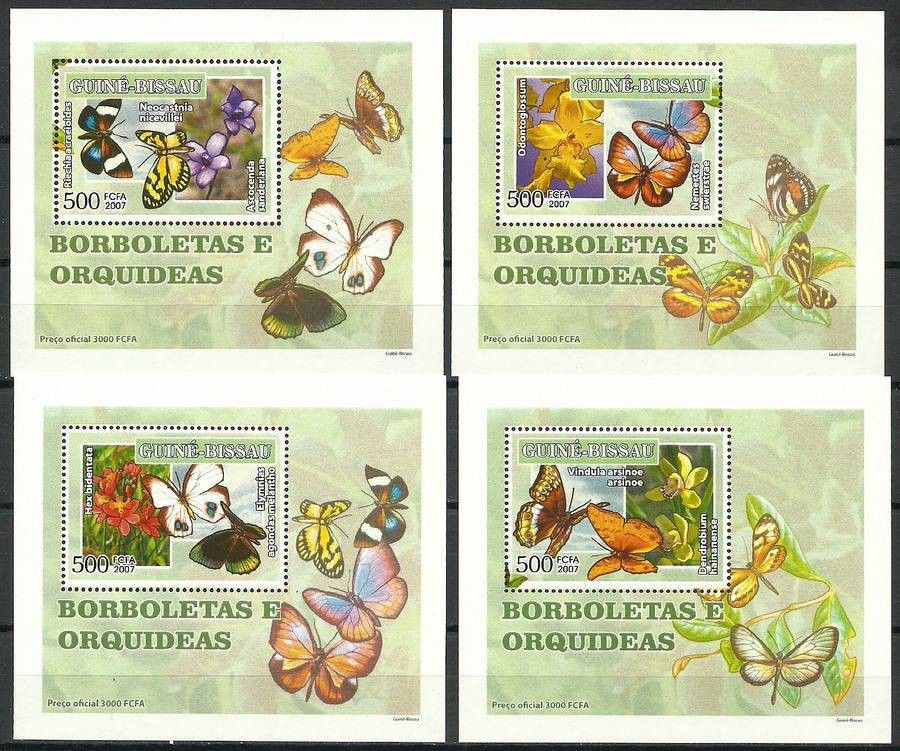 Znaczek Gwinea Bissau 2007 Mi lx 3574-3577 Czyste **