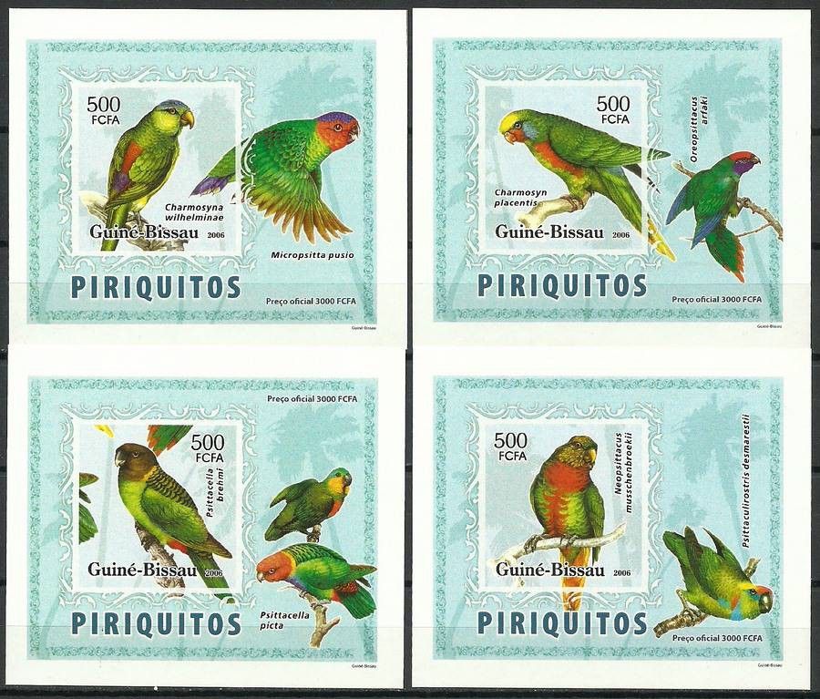Znaczek Gwinea Bissau 2007 Mi lx 3594-3597 Czyste **